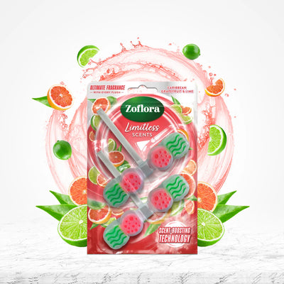 Zoflora - Rim Blocks Caribbean Grapefruit & Lime 2x48g