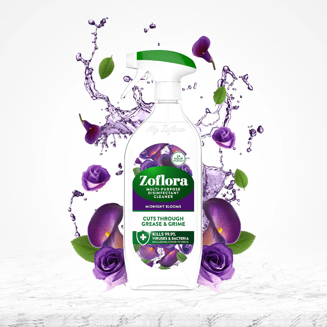 Zoflora - Midnight Blooms Multipurpose Disinfectant Cleaner 800ml