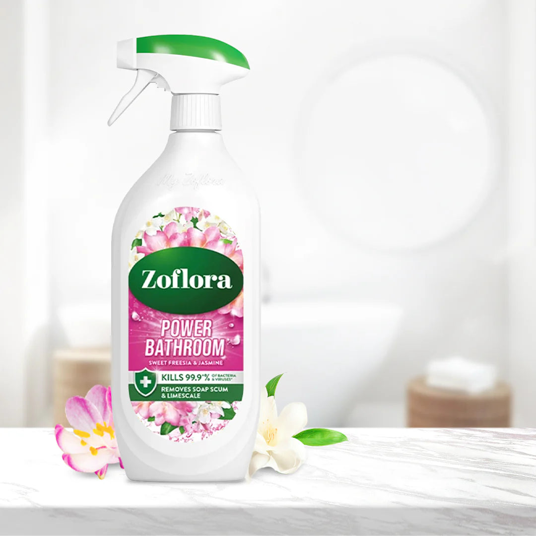 Zoflora - Sweet Freesia & Jasmine Bathroom Cleaner 800ml