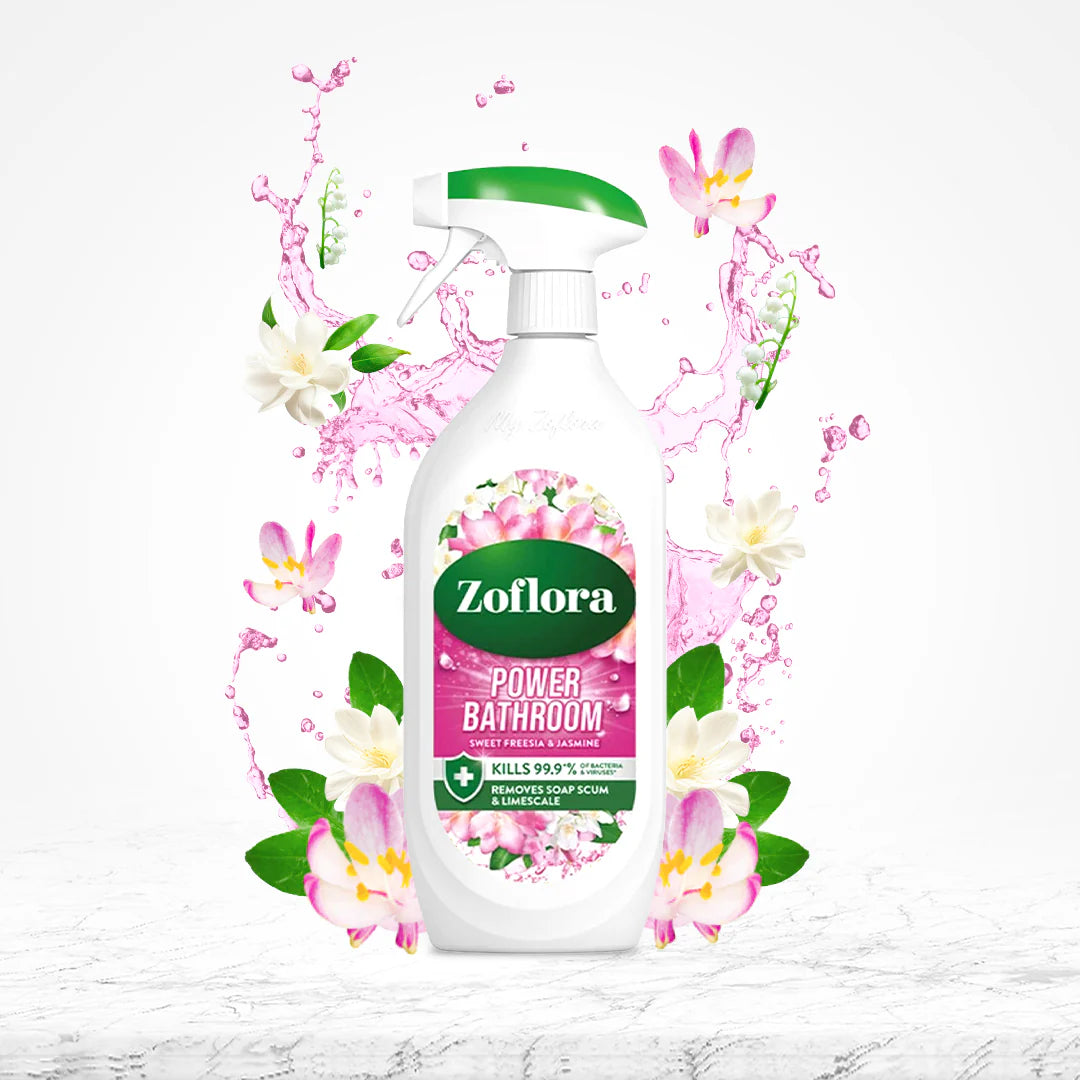 Zoflora - Sweet Freesia & Jasmine Bathroom Cleaner 800ml