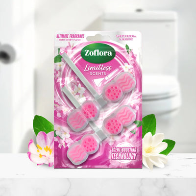 Zoflora Rim Blocks Sweet Freesia & Jasmine 2x48g